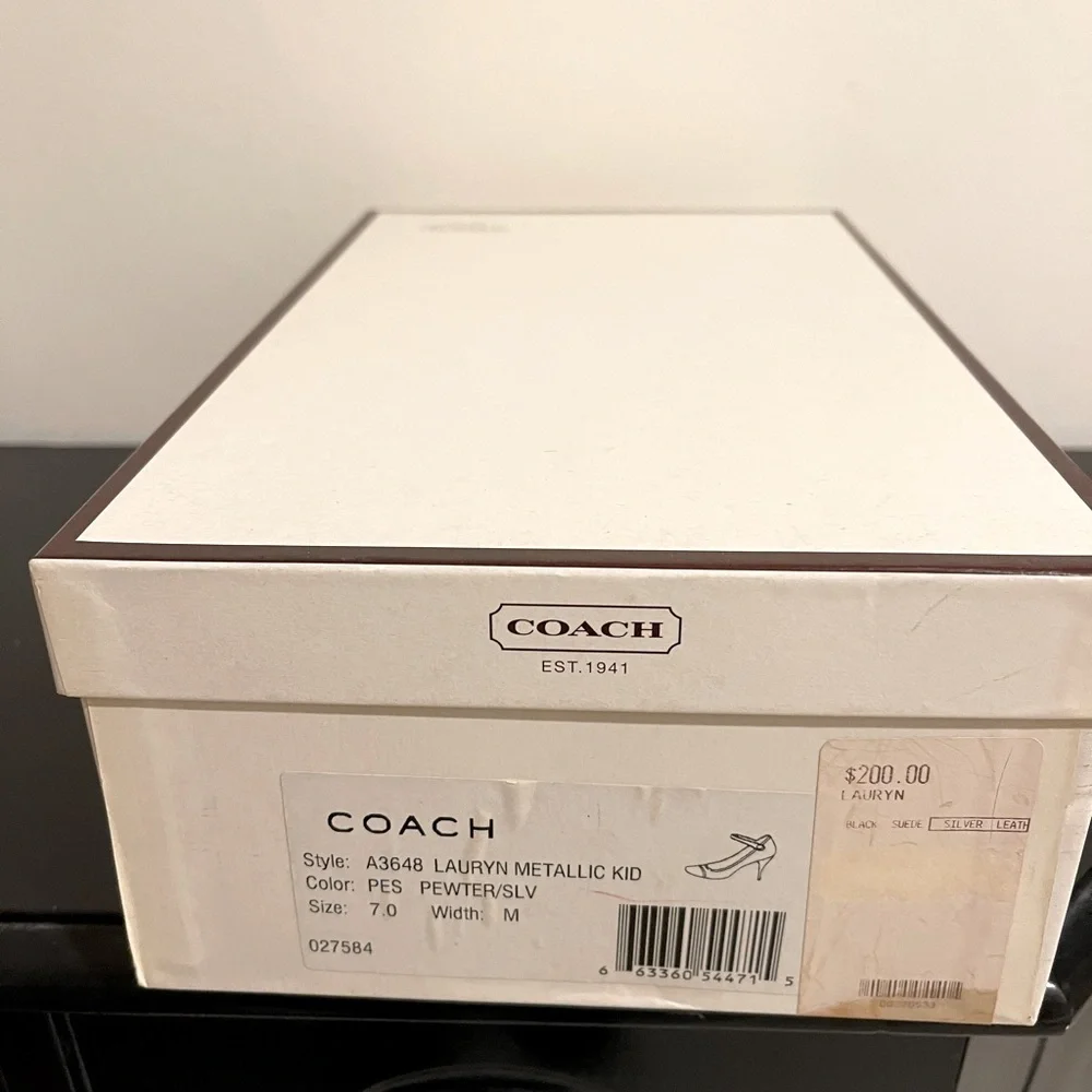 Coach Metallic Lauryn MaryJane Heels - Picture 10 of 11